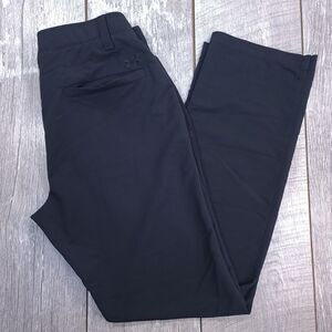 Under Armour Match Play Pants Mens 32x32 Black Comfort Golf Performance Stretch